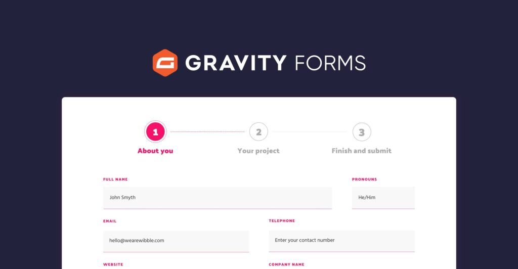 فرم ساز وردپرس Gravity Forms | دانلود نسخه کامل افزونه
